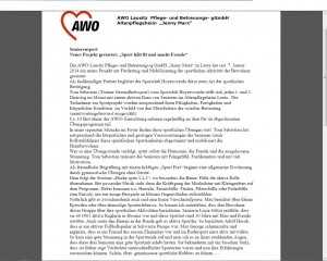 AWO - Heim - Neues Projekt - Seniorensport